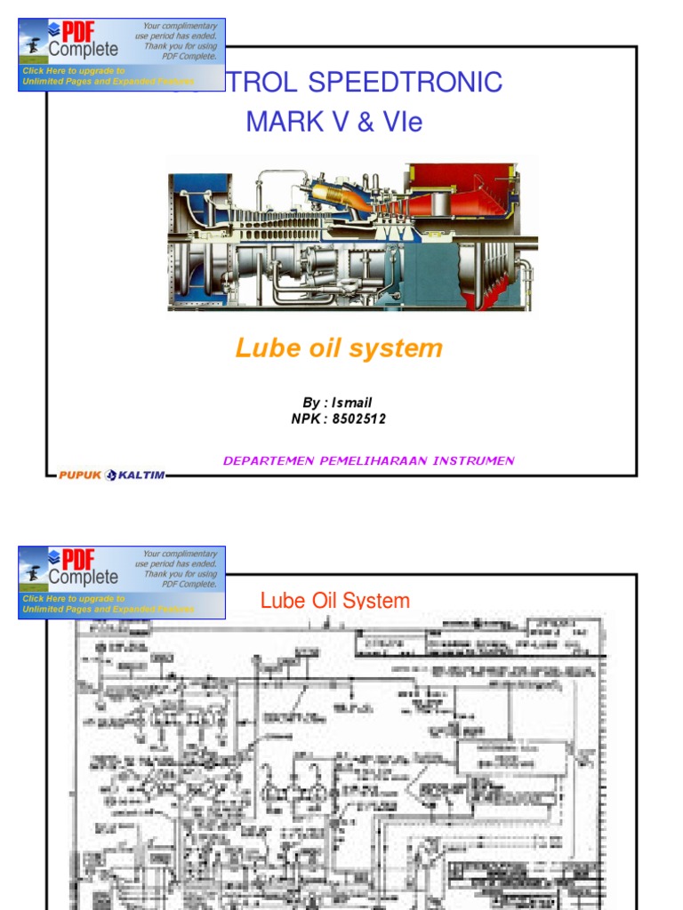 Lube Oil System PDF