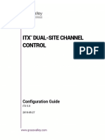 ITX Dual-Site Channel Control: Configuration Guide