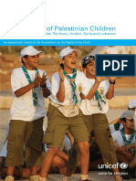UNICEF - The Situation of Palestinian Children - 2010