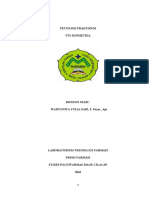 Petunjuk Praktikum FTS Kosmetika