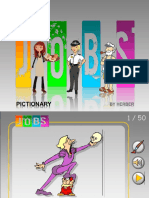 Jobs Pictionary PPT Flashcards Fun Activities Games Picture Descriptio - 54614