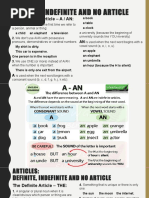 Articles, Demonstratives and Nouns