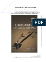 Abad-Gamo Legal Writing As A Study Tool