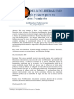 Gramática del neoliberalismo: claves para su desciframiento