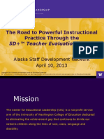 The Road To Powerful Instructional Practice Through The: 5D+™ Teacher Evaluation Rubric