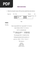 Digitalcontrolsystems Problem