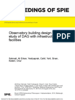 Proceedings of Spie: Observatory Building Design: A Case Study of DAG With Infrastructure and Facilities