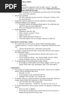 Punctuation Cheat Sheet