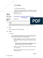 Key Control: 05.120 Authority: History: Source of Authority: Related Links: Responsible Office: I. Purpose