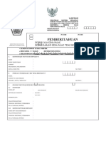 Form Pemberitahuan Ekspor JKP - BKP TB