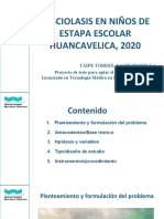 Fasciolasis en Niños de Estapa Escolar Huancavelica 2020