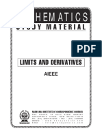 AIEEE Class XI Maths Limits & Derivatives