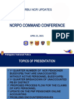 Ncrpo Command Conference: Rrbu NCR Updates