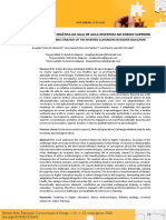 Desafios Da Estratégia Didática Da Sala de Aula Invertida No Ensino Superior