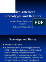 Native American Stereotypes and Realities