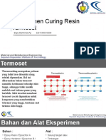 Eksperimen Curing Resin Termoset