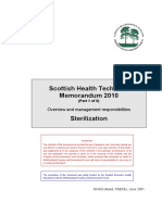 Scottish Health Technical Memorandum 2010: Overview and Management Responsibilities