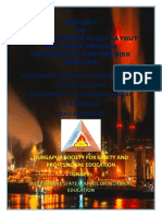 Plant Layout With Brief Process Information and Fire and Risk Analysis of Power Plant