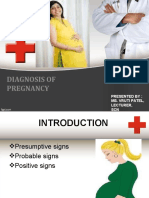 Diagnosis of Pregnancy