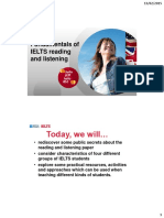 Today, We Will : Fundamentals of IELTS Reading and Listening