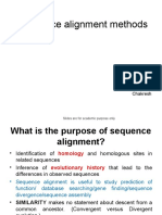 Sequence Alignment Methods Final