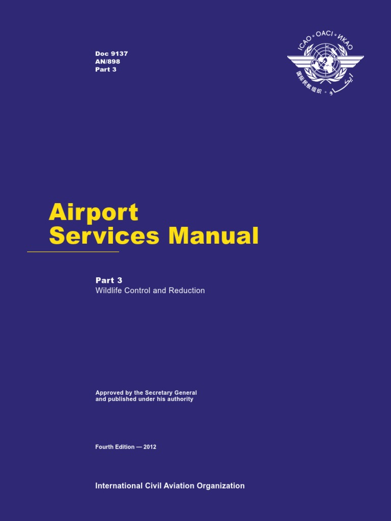 Airport Services Manual: Doc 9137 AN/898 | PDF | Airport | Air Traffic ...
