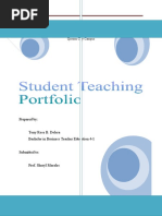 Student Teaching Portfolio PDF