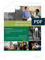 UAB Fair Labor Laws and Policy Supervisor Resource Guide: For Educational Purposes Only