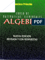 Francisco Proschle Curso de Matematicas Elementales Algebrapdf