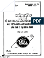 Kỷ Yếu Hội Nghị Khoa Học, Công Nghệ & Môi Trường Khu Vực ĐBSCL Lần Thứ 17 Tại Đồng Tháp Năm 2001 - Phạm Bích Liên, 359 Trang