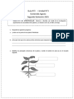 Guia N°2-Agosto - U3 C. Naturales 3ro Basico 2021