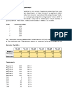 A Multiperiod Scheduling Example