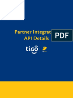 Tigo Partner Integration API Details