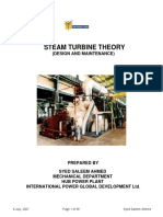 Steam Turbine Theory