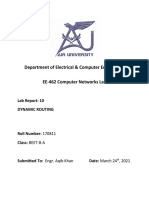 Department of Electrical & Computer Engineering EE-462 Computer Networks Lab