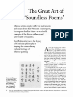 The Great Art of China's Soundless Poems