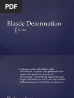 Elastic Deformation Presentation