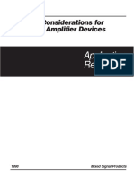 Application: Thermal Considerations For RF Power Amplifier Devices