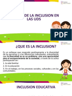 Inclusión educativa, social y familiar