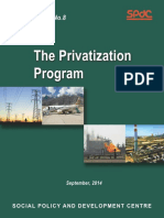 The Privatization Program Pakistan