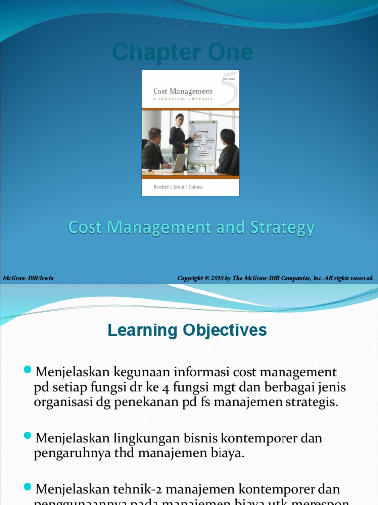 Chapter 1 - Cost Management Strategy | PDF | Swot Analysis | Management ...