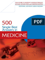 500 Single Best Answers in Medicine