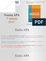Norma APA 2019 - 7 Edición