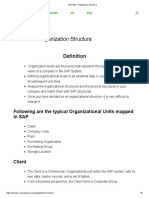 SAP MM - Organization Structure