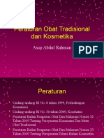 Peraturan Otrad Dan Kosmetik