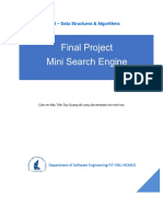 Final Project Mini Search Engine: CS163 - Data Structures & Algorithms