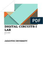 Digital Circuits-I LAB: Jadavpur University