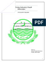 Drugs Testing Laboratory Punjab Bahawalpur: Laboratory Chemicals For Financial Year 2019-20