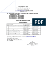 No.4098/TC/Dt.09.12.2020 2) 3) 4) 5) : Scheduled As Modified