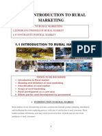 Unit 1 Introduction To Rural Marketing